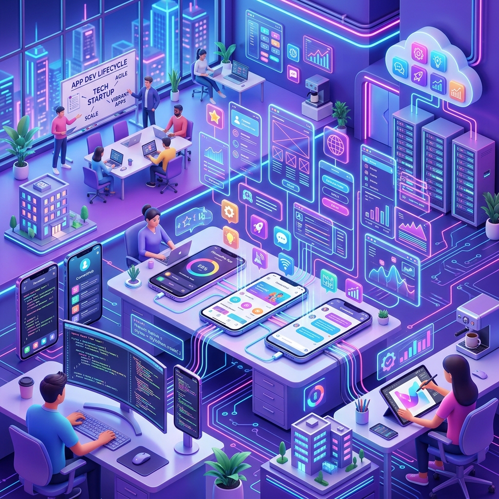 Mobile App
Development Illustration